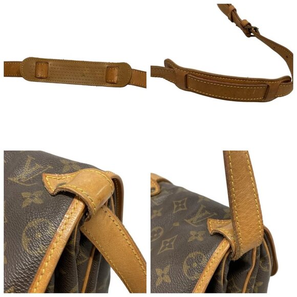 LOUIS VUITTON Saumur 35 Monogram Shoulder Bag Monogram Canvas 490-090125 - Picture 7 of 14